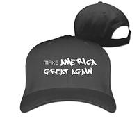 Customized Make America Great Again Fashion 100% Cotton Casquette for Unisex Black