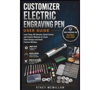 CUSTOMIZER ELECTRIC ENGRAVING PEN USER GUIDE: Learn Setup, Bit Selection, Speed Control, and Creative Methods to Create Clean Designs and Avoid Common Mistakes