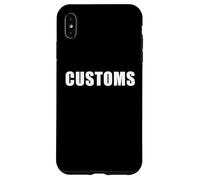 Customs - Fun Costume Dress Up Law Enforcement Border Coque pour iPhone XS Max