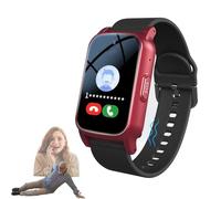 customty Montre de détection de chute pour personnes âgées avec suivi GPS 4G et SOS - Montre intelligente d'appel vidéo HD, moniteur de fréquence cardiaque, bracelet d'urgence étanche pour hommes et