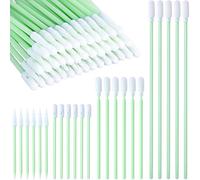 CustomyLife Lot de 140 tampons de nettoyage en mousse, 4 types de têtes d'écouvillon en polyester tricoté en microfibre pour laboratoire, électronique, imprimante, pistolet, appareil photo, lentille