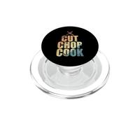 Cut Chop Cook Chef Hobby Food Kitchen PopSockets PopGrip pour MagSafe