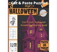 Cut-It-Out! Halloween Cut & Paste Puzzle & Coloring Book: Coloring and Cutting Workbook for Preschool - Scissor Skills - Halloween Addition