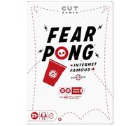 Cut Jeu de fête Fear Pong pour adultes - Célèbre jeu de pong extrême avec défis sauvages - À partir de 21 ans - 2 à 8 joueurs - 30 minutes.