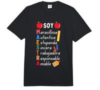 Cut Soy Maestra De Español Professeur d'Espagnol Bilingue Espagnol Comfort Colors Adult Heavyweight T-Shirt