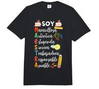 Cut Soy Maestra De Español Professeur d'Espagnol Bilingue Espagnol Comfort Colors Adult Heavyweight T-Shirt