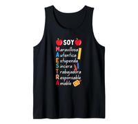 Cut Soy Maestra De Español Professeur d'Espagnol Bilingue Espagnol Débardeur