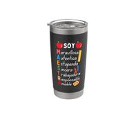 Cut Soy Maestra De Español Professeur d'Espagnol Bilingue Espagnol Gobelet isotherme en acier inoxydable double paroi