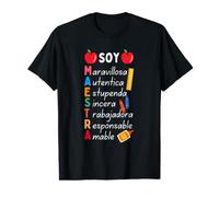 Cut Soy Maestra De Español Professeur d'Espagnol Bilingue Espagnol T-Shirt Graphique avec Valeur