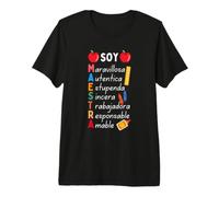 Cut Soy Maestra De Español Professeur d'Espagnol Bilingue Espagnol T-Shirt Haut de Gamme
