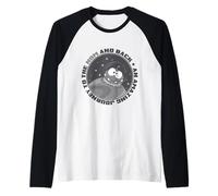 Cut The Rope : T-Shirt Space Om Nom Manche Raglan