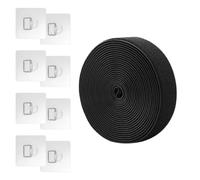 Cut To Length TV Straps - Furniture Adhesive Safety, Secure Tool Straps | Heavy-Duty Nylon Webbing With Industrial-Grade Strong Acrylic Adhesive Backing, Easy Scissors Trim Quick Peel-Stick Mount For