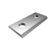 CUT360 Plaquette 35° 25x12x1,5mm a=14mm T04F 50 pièces | très bien pour panneaux de particules | bien pour MDF et bois | bois dur et tendre | pour outils à plaquettes réversibles | défonceuse | fraise