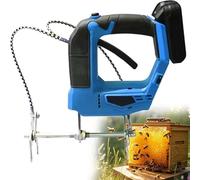 CUTANGELAR Apiculteur électrique, agitateur électrique portable et endurant, vitesse maximale de 2700 tr/min, appareil portable sans fil, moteur 150 W, pour la gestion des pâturages(Blue)