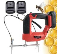 CUTANGELAR Apiculteur électrique, agitateur électrique portable et endurant, vitesse maximale de 2700 tr/min, appareil portable sans fil, moteur 150 W, pour la gestion des pâturages(Red)