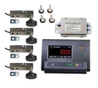 CUTANGELAR Balance pour bétail commerciale Kit de balance pour bétail haute précision, plateforme de pesée étanche de 5 000 kg, protection contre les surcharges, pour élevages caprins et porcins.
