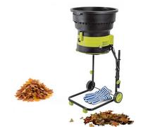 CUTANGELAR Broyeur de feuilles électrique, broyeur de feuilles 2500 W, technologie sans lame, grande ouverture d'alimentation pour les branches et les débris(10mxpowercord)