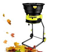 CUTANGELAR Broyeur de feuilles électrique, broyeur de feuilles de jardin de 2500 W , technologie sans lame et trémie d'alimentation de 54 cm, pour le compost, l'entretien du gazon(20mxpowercord)