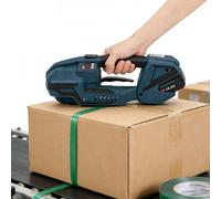 CUTANGELAR Cerclageuse À Fu-sion Automatique Sans Fil Avec Écran LCD. Tension Réglable De 400 À 3200 N. Parfait Pour L'emballage De Boîtes, De Bois Et En Milieu Industriel.