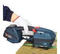 CUTANGELAR Cerclageuse Électrique À Fus-ion Automatique, Pour Feuillards PP/PET De 1/2 À 5/8", Force Réglable De 400 À 3200 N. Idéale Pour La Palettisation De Journaux, Textiles Et Tubes Plastiques.