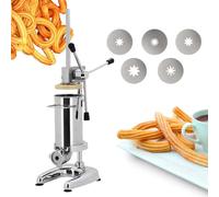 CUTANGELAR Churrera En Acier Inoxydable, Presse À Churros Commerciale. Machine À Churros De Grande Capacité, Pour Cantines Et Snacks Requérant Une Production Constante.(3L)