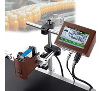 CUTANGELAR Codeur De Ligne De Production, Système d'impression Jet d'encre HD, Produisant des Codes N-ETS Et Scannables pour L'identification Et Le Suivi des Produits, Répondant Aux Exigences(12.7mm)