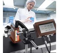 CUTANGELAR Codeur Jet d'encre en Ligne, Imprimante Jet d'encre Industrielle. Codeur De Date Automatique Imprimant Textes Et Codes QR À 30 M/Min, pour Une Intégration Optimale sur Les Lignes.(12.7mm)