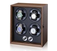 CUTANGELAR Coffret À Montres De Luxe avec Remontoir Automatique, Alliant Technologie De Remontage Intelligente Et Écrin Raffiné. Disponible en Versions 4 Ou 6 Montres(A,6-Position)
