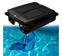 CUTANGELAR Écumeur de Piscine Robot Automatique à énergie Solaire - Nettoyage continu Nocturne et Double Mode - Aspirateur sans Fil pour Hors-Sol jusqu'à 100 m²