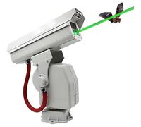 CUTANGELAR Épouvantail Laser Automatique Contre Les Oiseaux. Répulsif À 360° avec Mode De Croisière Automatique Multi-Positions. Les Bateaux Et Les Entrepôts des Oiseaux Nuisibles.(B,2W)