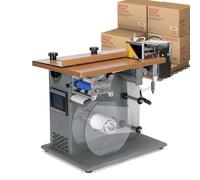 CUTANGELAR Étiqueteuse À Commande PLC, Applicateur D'étiquettes Plates Haute Vitesse, Jusqu'à 50 Étiquettes par Minute avec Une Précision De ±0,5 Mm. Idéale pour L'étiquetage Automatisé.