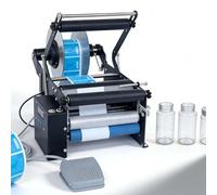 CUTANGELAR Étiqueteuse Électrique Semi-Automatique pour Bouteilles Rondes De 20 À 100 Mm De Diamètre. Fiable pour Les Ateliers Et Les Petites Productions.(Standard)