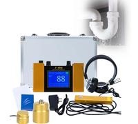 CUTANGELAR Kit De Détection De Fuites d'eau Portable, avec Double Capteur Intérieur Et Sonde Extérieure, Interface Numérique avec Retour en Temps Réel, Conçu pour Plombiers Et Techniciens