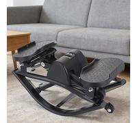 CUTANGELAR Le Stepper À Bascule, Appareil De Fitness À Faible Impact, Offre Un Mouvement. Doté d'un Écran Numérique, Il Est Idéal pour Les Salles De Sport À Domicile Et Les Petits Espaces.(Black)