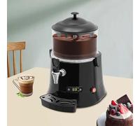 CUTANGELAR Machine À Chocolat Chaud Professionnelle Améliorée 600 W, Grande Machine À Boissons. Tempéreuse À Chocolat Réglable De 30 À 90 °C Pour Chauffer Chocolat, Café, Cacao Et Thé Au Lait.(5L)