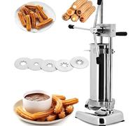 CUTANGELAR Machine À Churros Manuelle, Équipement Professionnel Pour Churros. Caractéristiques Avec 5 Filières De Façonnage Différentes. Idéale Pour Créer Des Churros Fourrés(2L)