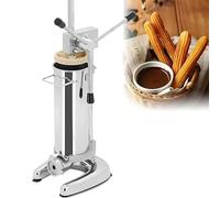 CUTANGELAR Machine À Churros Verticale, Machine À Churros En Acier Inoxydable. Capacité 2L/3L Avec 5 Filières De Façonnage. Parfaite Pour Boulangeries Et Entreprises De Catering.(2L)