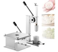 CUTANGELAR Machine À Fabriquer Des Petits Pains Pour La Maison, Machine Professionnelle De Formage De Baozi Avec Conception À 9 Plis, Avec 3 Moules Interchangeables, 500 Petits Pains/Heure(Full Set)