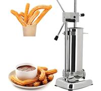CUTANGELAR Machine À Faire Des Churros, Presse À Pâte Multifonctionnelle. Machine À Churros En Acier Inoxydable Avec 5 Embouts De Moulage. Efficace Pour Production À Grand Volume(3L)