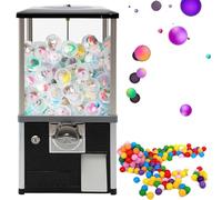 CUTANGELAR Machine Gashapon, Distributeur De Jouets, Grande Machine Gashapon Commerciale, Machine À Bonbons À Pièces, Machine À Bonbons Rotative À 360°, Adaptée Aux Parcs D'attractions(Black)