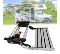 CUTANGELAR Marchepied Électrique Rétractable pour Camping-Car, Modèle À Une Ou Deux Couches. Cadre Pliable en Alliage D'aluminium Et Surface Antidérapante. Fourgons Aménagés Et Caravanes.(Single)