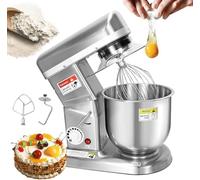 CUTANGELAR Mélangeur Alimentaire Commercial, Mélangeur Sur Socle 500W. Contrôle 3 Vitesses Et Bol, Inclut Crochet À Pétrir Et Batteur Pour Boulangeries Et Cuisines De Pizzerias.(10L/9.1qt)