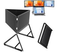 CUTANGELAR Moniteur Pliable 15,6" (3 Écrans), Extension D'écran Portable Full HD 1080p, Couverture 100% SRGB, Compatible Mac/Windows/Linux Idéal pour Les Présentations Et La Collaboration