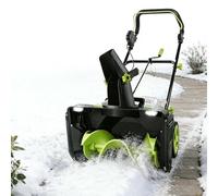 CUTANGELAR Pelle À Neige sans Fil À Tarière Spirale. Déblaie Une Largeur De 50 Cm, Idéale pour Les Terrasses, Les Escaliers Et Les Espaces Restreints Autour des Maisons Et des Commerces.