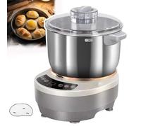 CUTANGELAR Pétrisseur électrique en acier inoxydable avec fonction fermentation, robot pâtissier électrique pour la préparation de pain et pizza, capacité de 5 L/7 L, minuterie et panneau tactile.(7L)