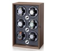 CUTANGELAR Remontoir De Montres Automatique Silencieux pour Un Remontage Automatique Et Discret De Votre Collection. Parfait pour La Chambre Ou Où La Tranquillité Est Essentielle.(B,6-Position)