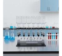 CUTANGELAR Remplisseur De Parfum De Bureau, Distributeur Manuel avec 12 Flacons, 12 Coupelles De Test, Support pour Testeurs, Machine De Remplissage, Idéal pour Bars, Studios Et Boutiques