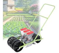 CUTANGELAR Semoir De Précision pour Potager. Semoir Manuel pour Légumes. Épandeur Manuel Sème Efficacement Les Semences De Maïs, De Radis en 1 À 6 Rangs avec Un Espacement Réglable.(3row)