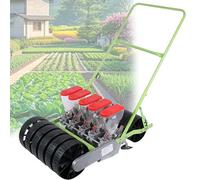 CUTANGELAR Semoir De Précision pour Potager. Semoir Manuel pour Légumes. Épandeur Manuel Sème Efficacement Les Semences De Maïs, De Radis en 1 À 6 Rangs avec Un Espacement Réglable.(5row)