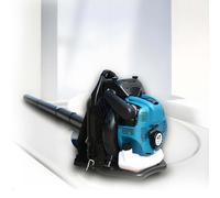 CUTANGELAR Souffleur À Dos Professionnel Essence 125cc Moteur 4 Temps, Réservoir 2.0L pour Nettoyage Intensif Feuilles, Neige, Poussière Et Débris dans Jardins Et Parcs.(Blue)